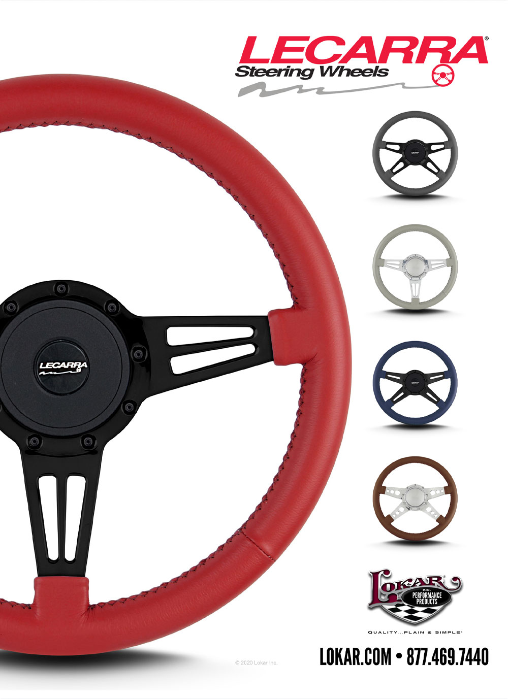 Lokar Inc. Lecarra Steering Wheels Advertisement