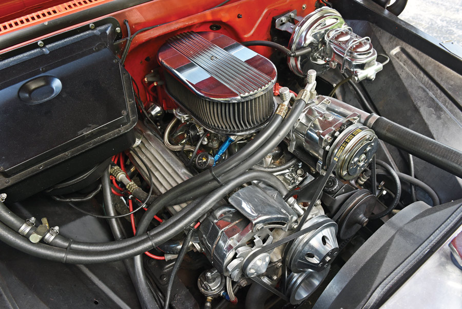 Under the Hood of a 1965 Checy C10