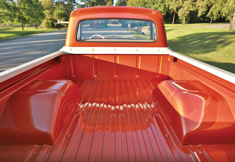 Truck Bed of a 1966 Ford
