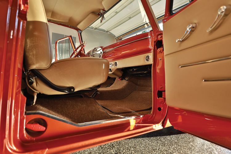 Passenger Floor of a 1966 Ford
