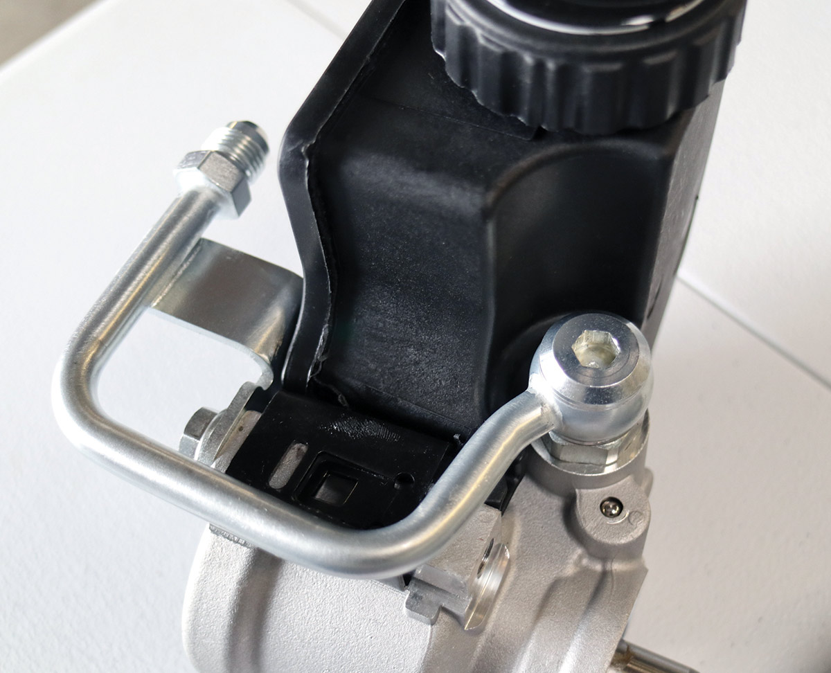 Type II power steering pump mechanism