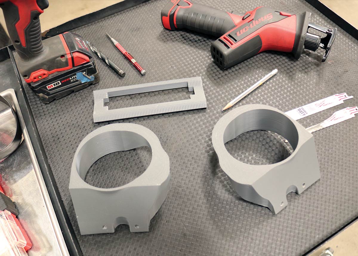 Dash cutting tools laid out