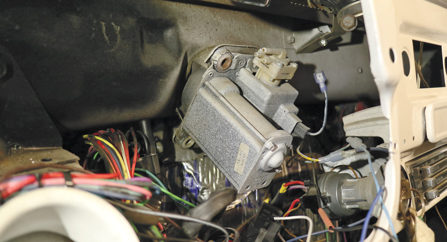 Proceed with the stock wiper motor removal
