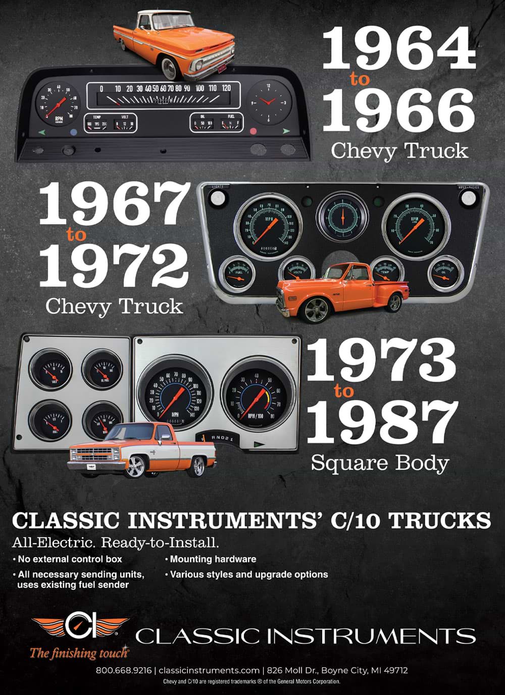 Classic Instruments Advertisement
