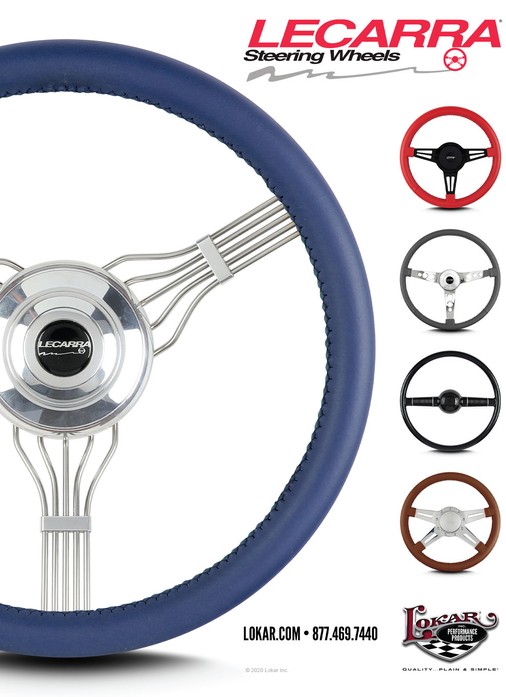 Lokar Lecarra Steering Wheels Advertisement