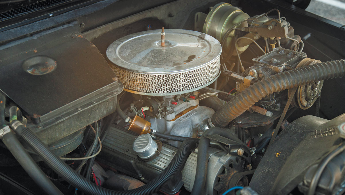 Under the Hood of a 1964 Chevy C10