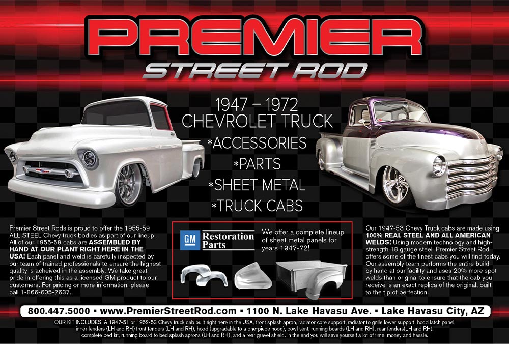 Premier Street Rod Advertisement