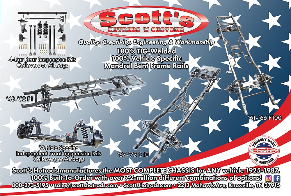 Scott's Hotrods 'N Customs Advertisement