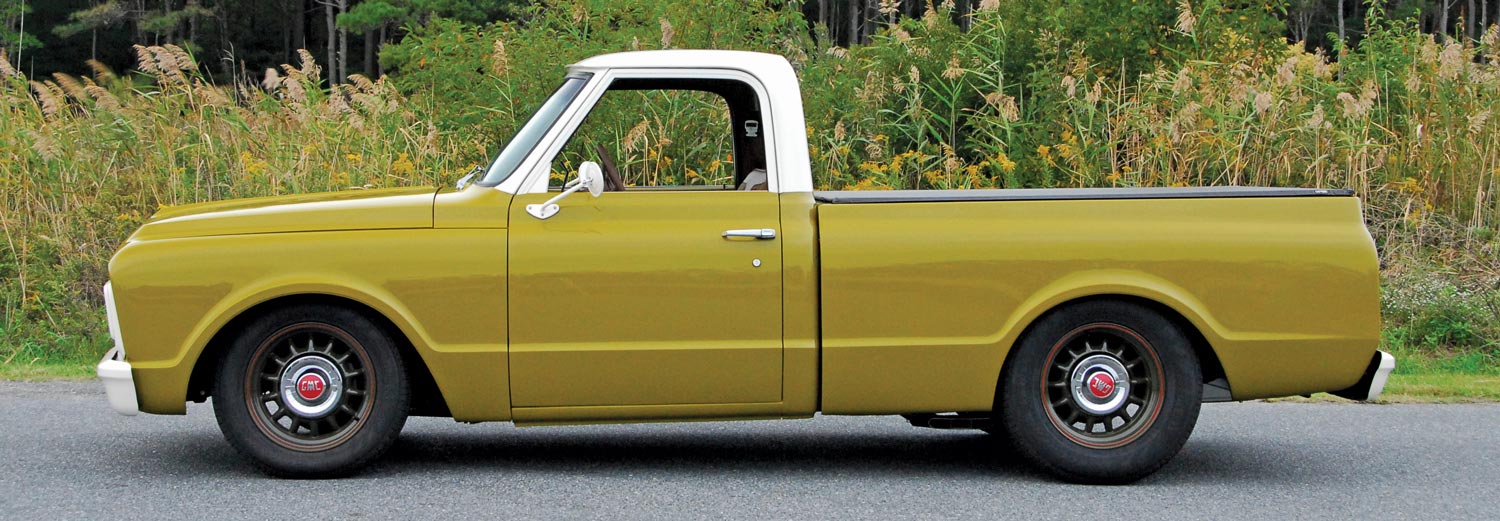 Yellow-Brown 1967 GMC