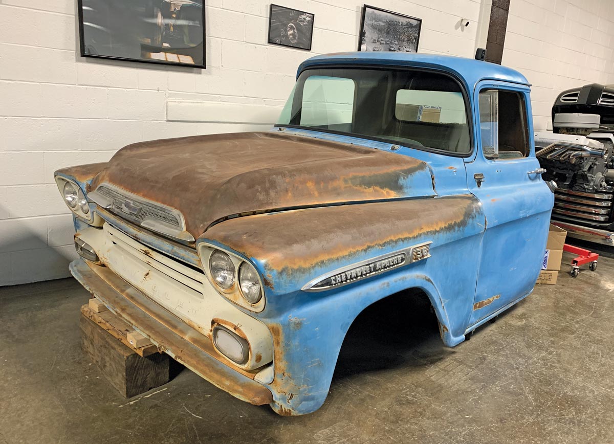 Chevrolet Apache in the shop