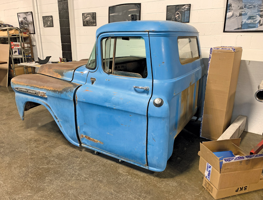 truck with the bed removed