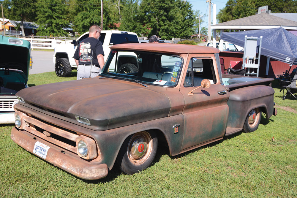 Paint-less Chevy truck