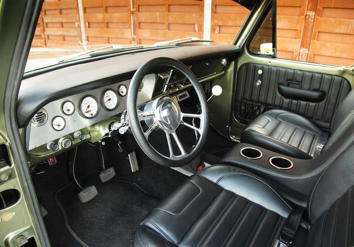 1972 F-100 driver seat and steering wheel