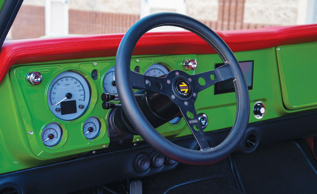 Steering Wheel in a 1967 C10