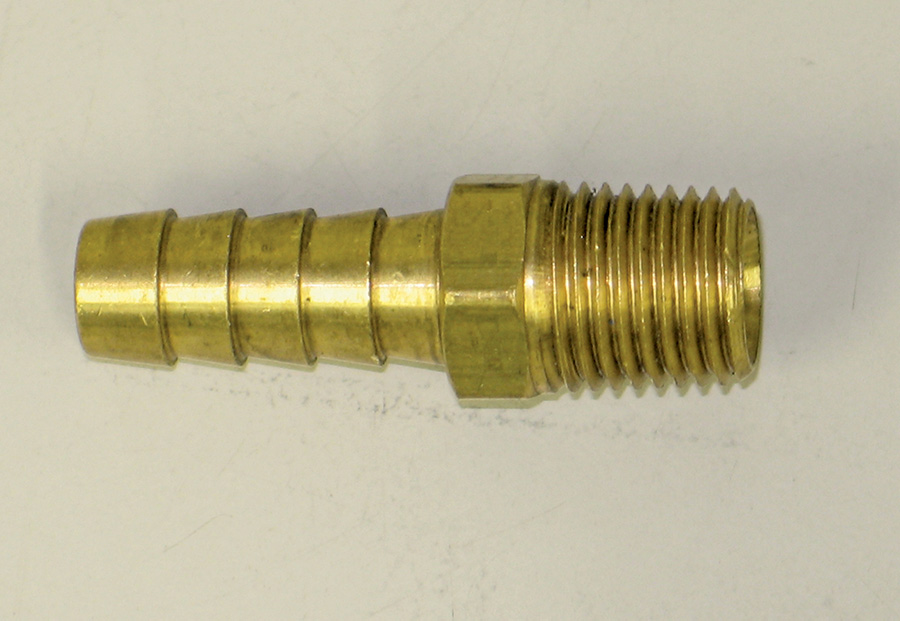 male hose fittings close-up