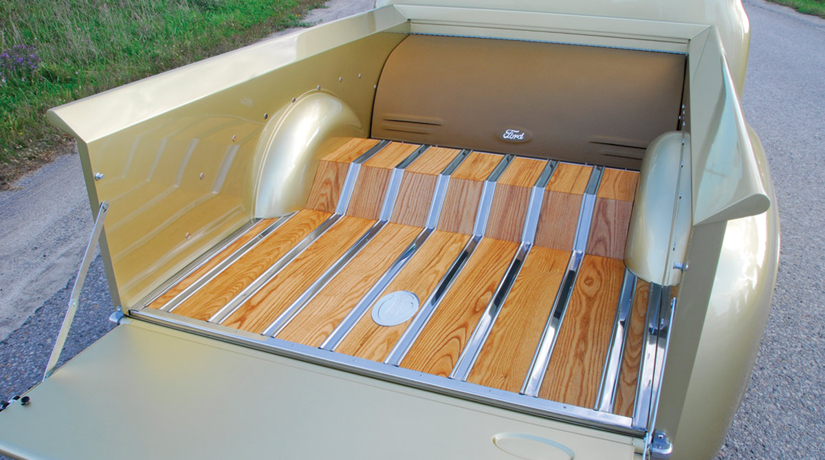 view of Ford F-100 truck bed