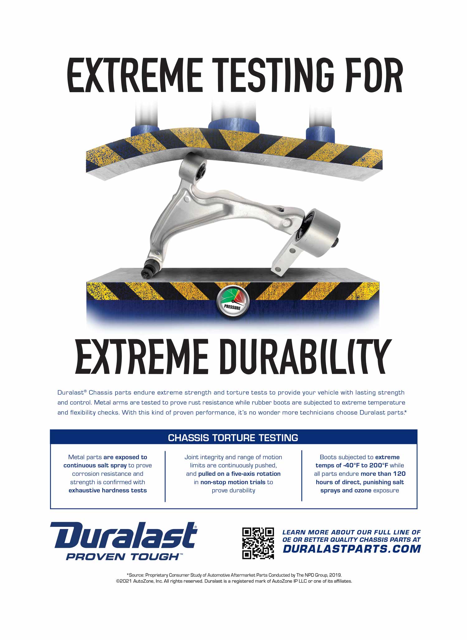 Duralast Chassis Advertisement