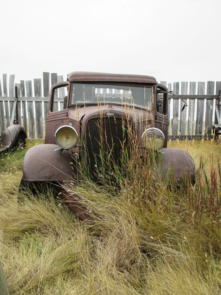 1: This 1934 Chevy pickup is suitable for reframing