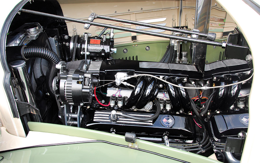 1941 Dodge engine under the hood