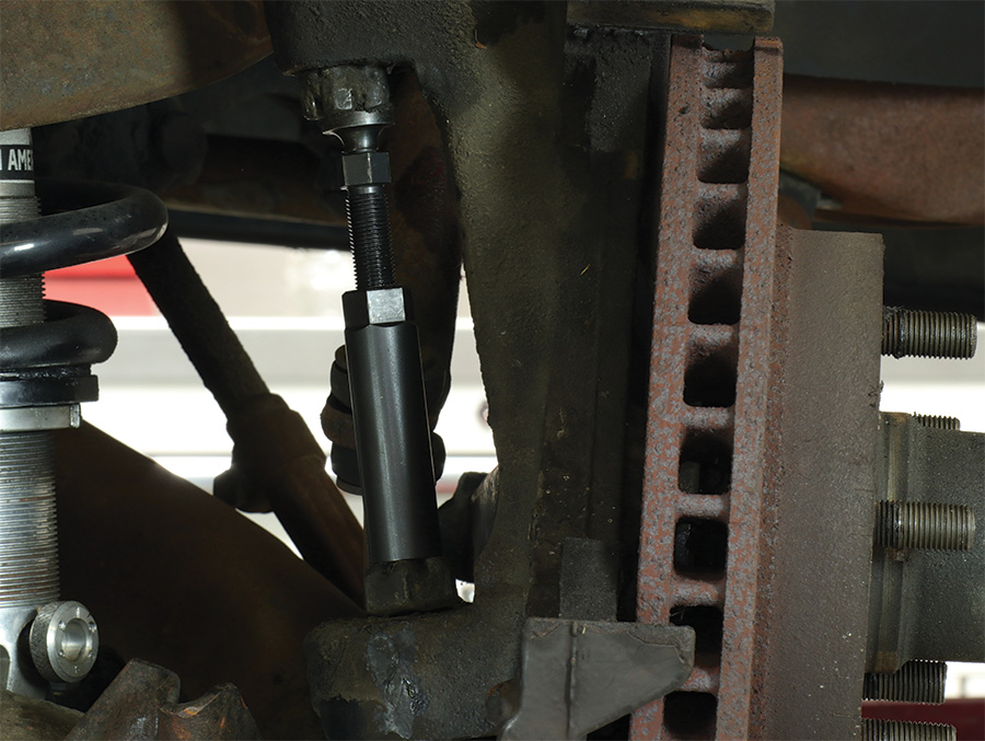 Aldan’s adjustable coilover shock absorber bolts directly in place of the stock coil spring