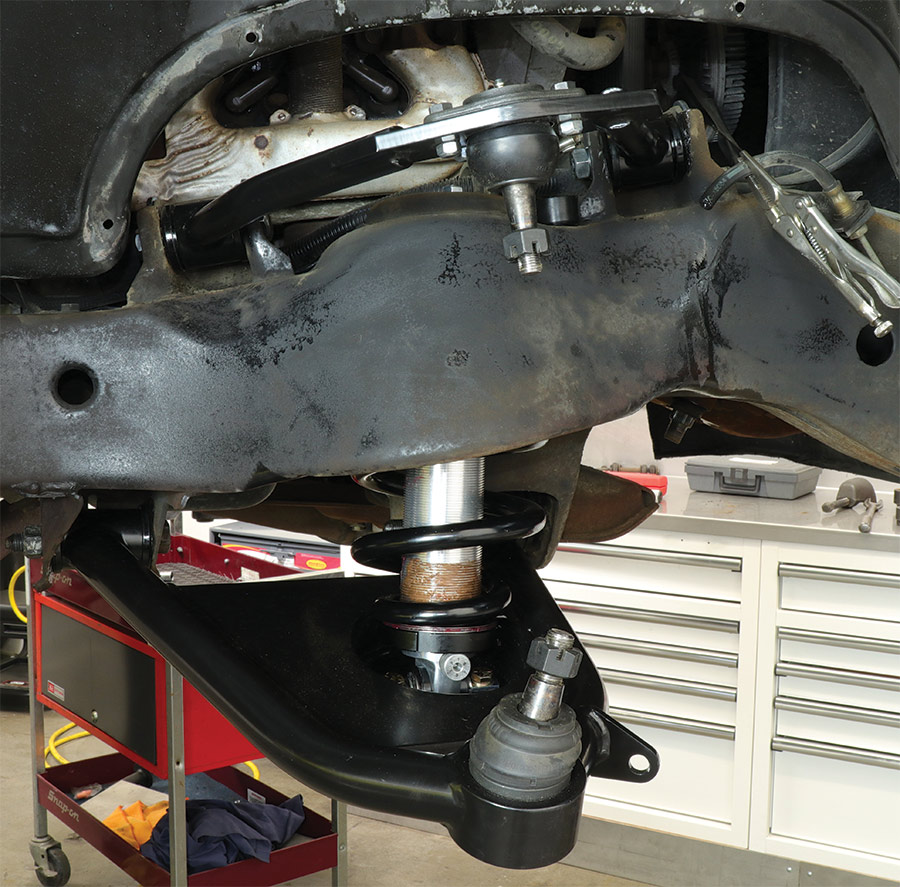 a direct bolt-in, replacing the OEM coil spring/shock absorber arraignment