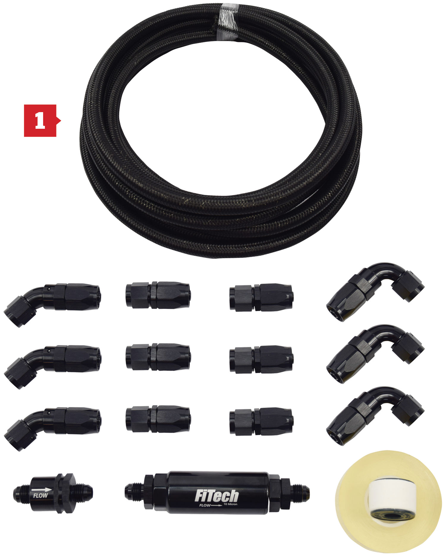 FiTech’s Stainless Braided Fuel Line Kit