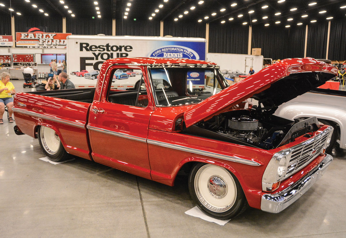 Red F-100 inside