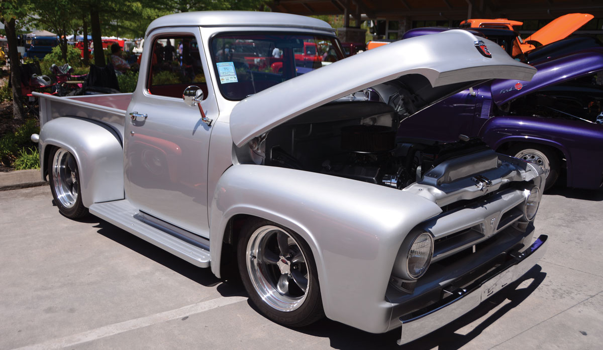 Silver F-100 outside