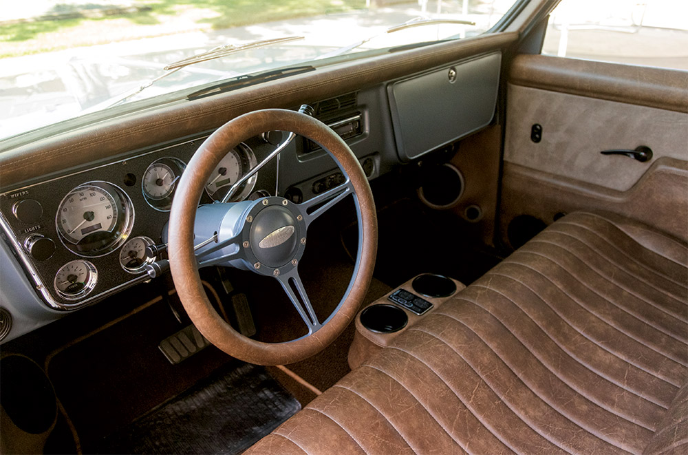 Grey 1968 GMC Interior