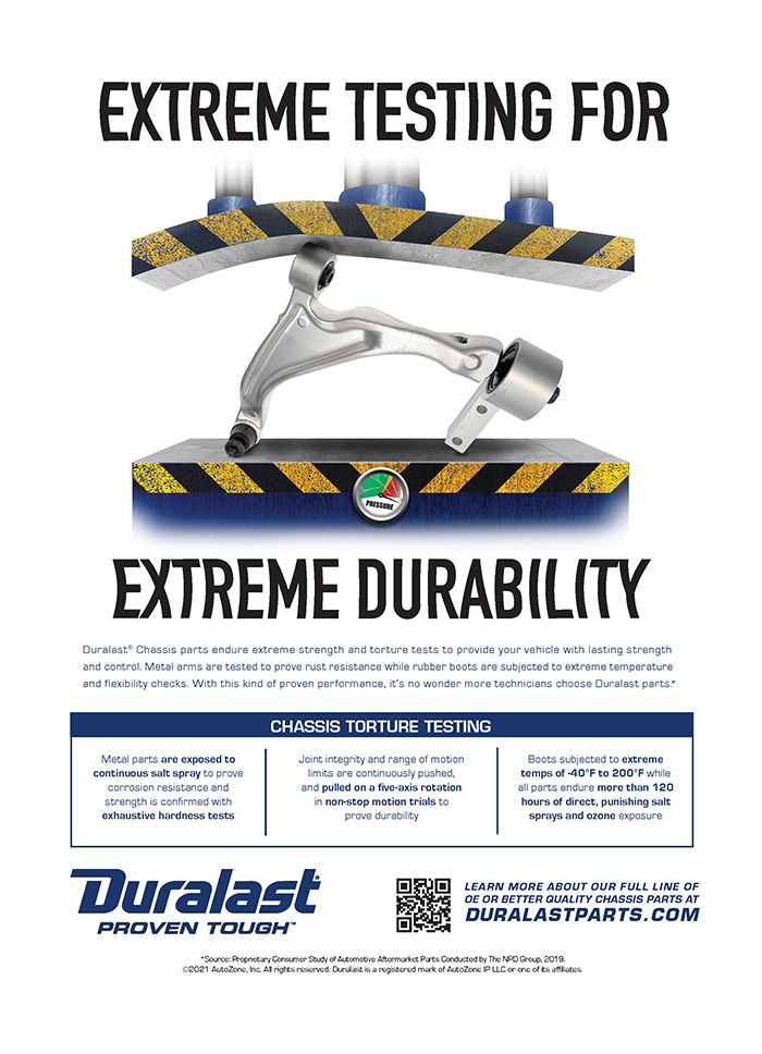 Duralast Chassis Advertisement
