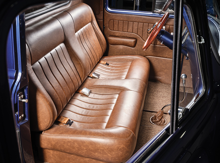 '54 Chevy 3100 seat interior detailing 
