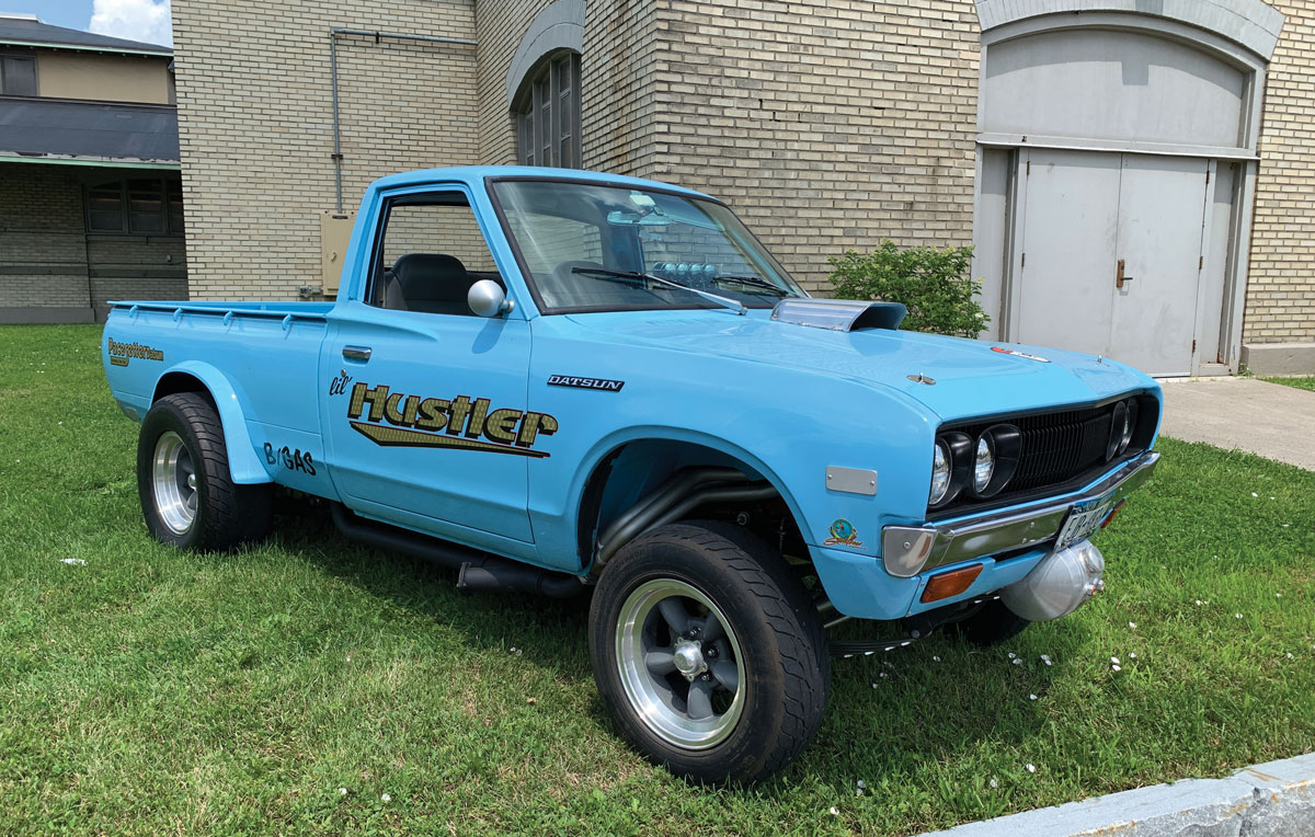 Light Blue 'Hustler' truck
