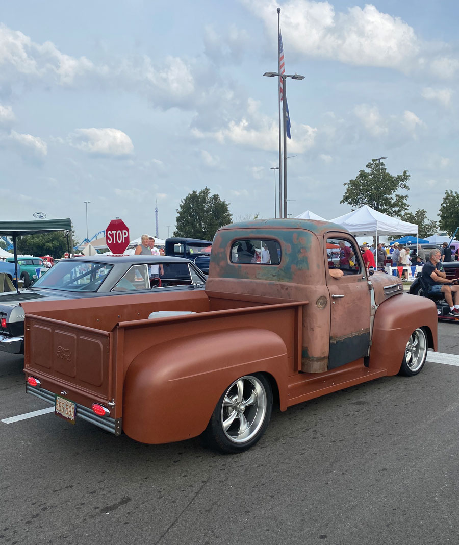 Brown truck