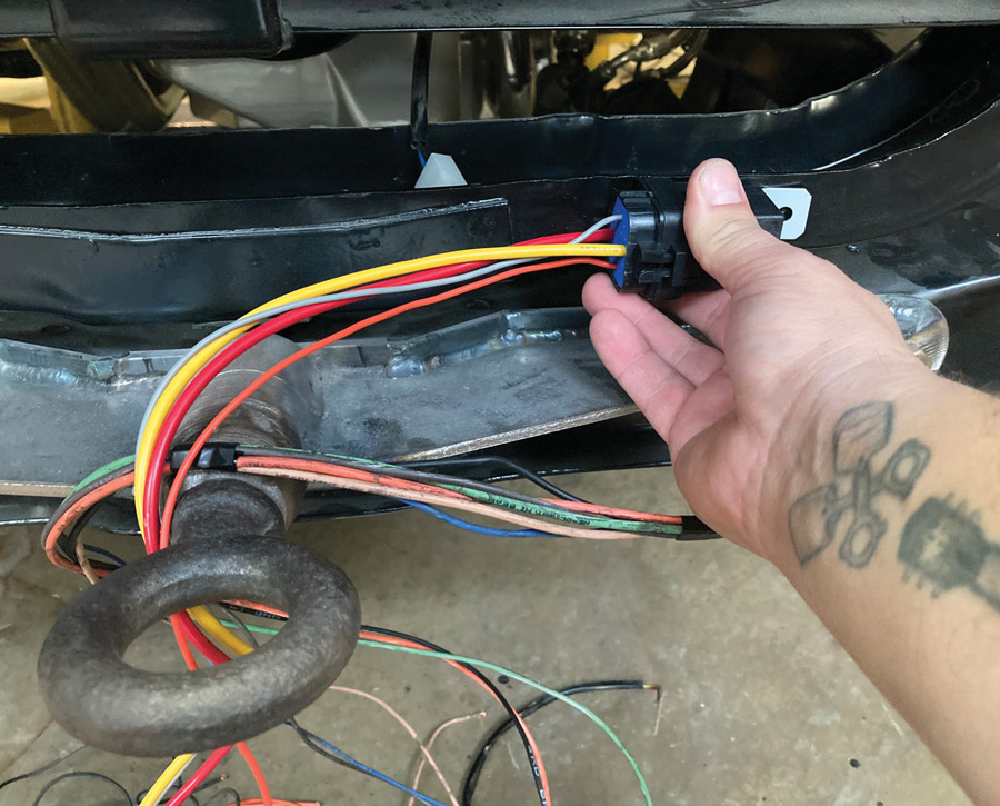 Holding on to wiring