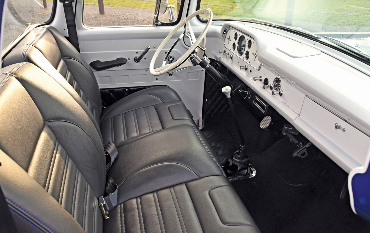’60 Ford F-100 pickup interior