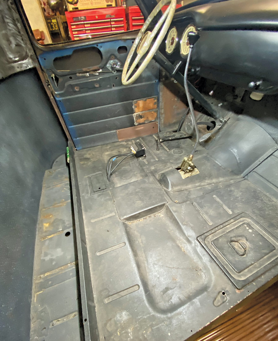 Car interior floor