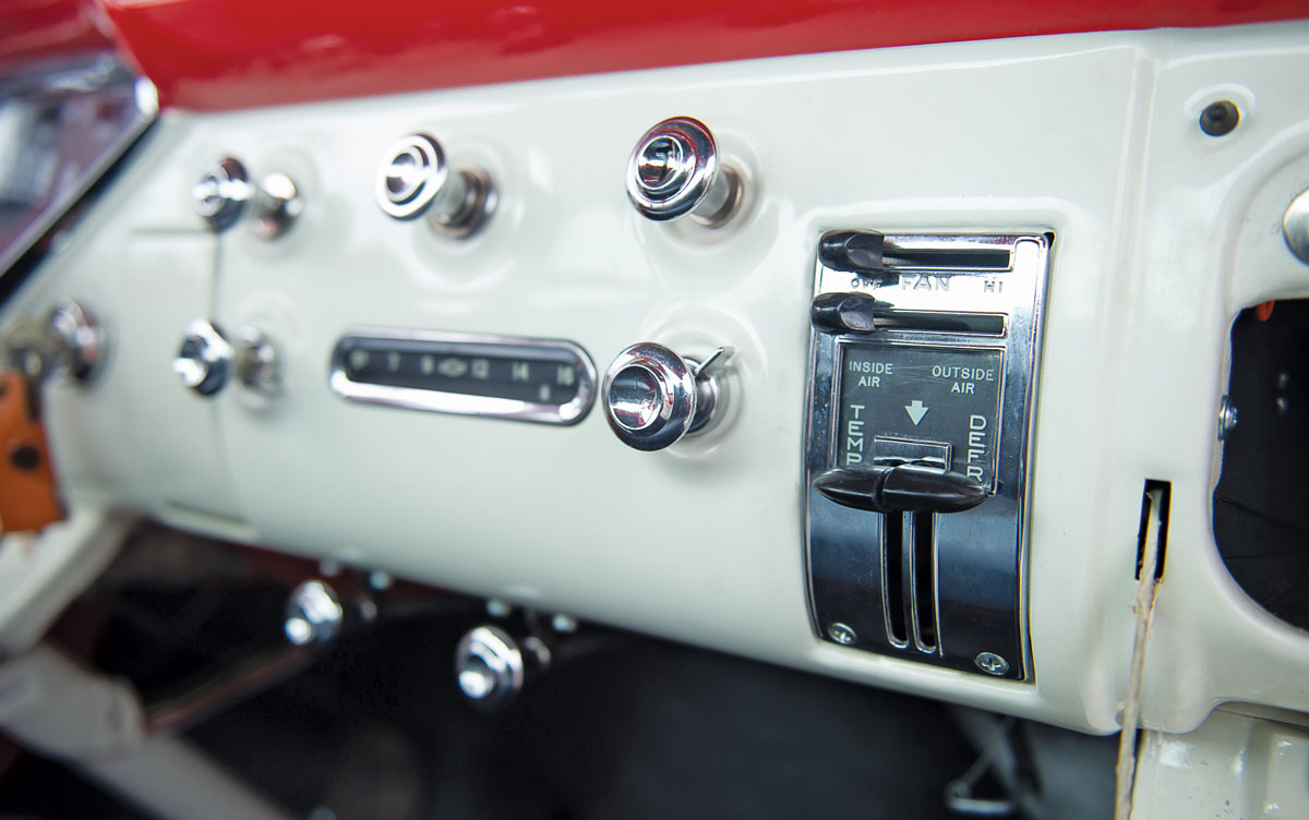 ’58 Chevrolet Apache gauges and switches