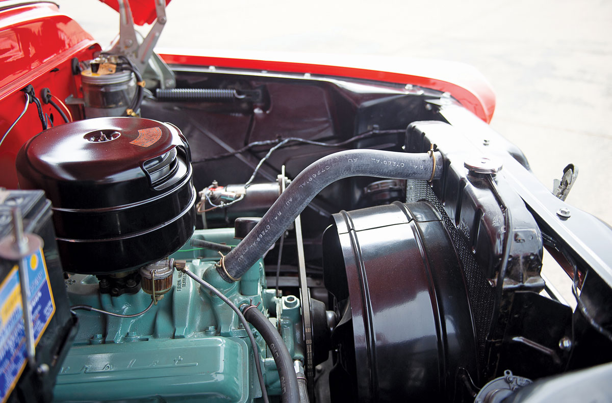’58 Chevrolet Apache engine closeup