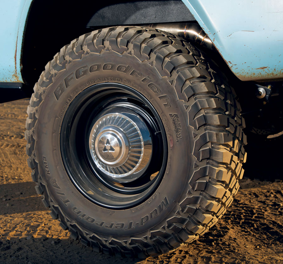 ’68 Dodge W100 Power Wagon tire closeup