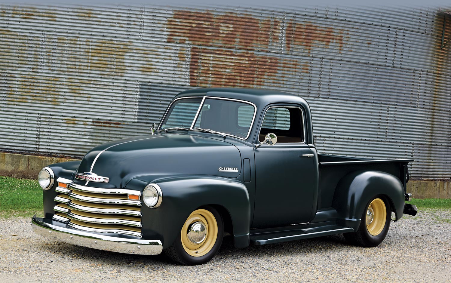 ’49 Chevy Hauler's front side view