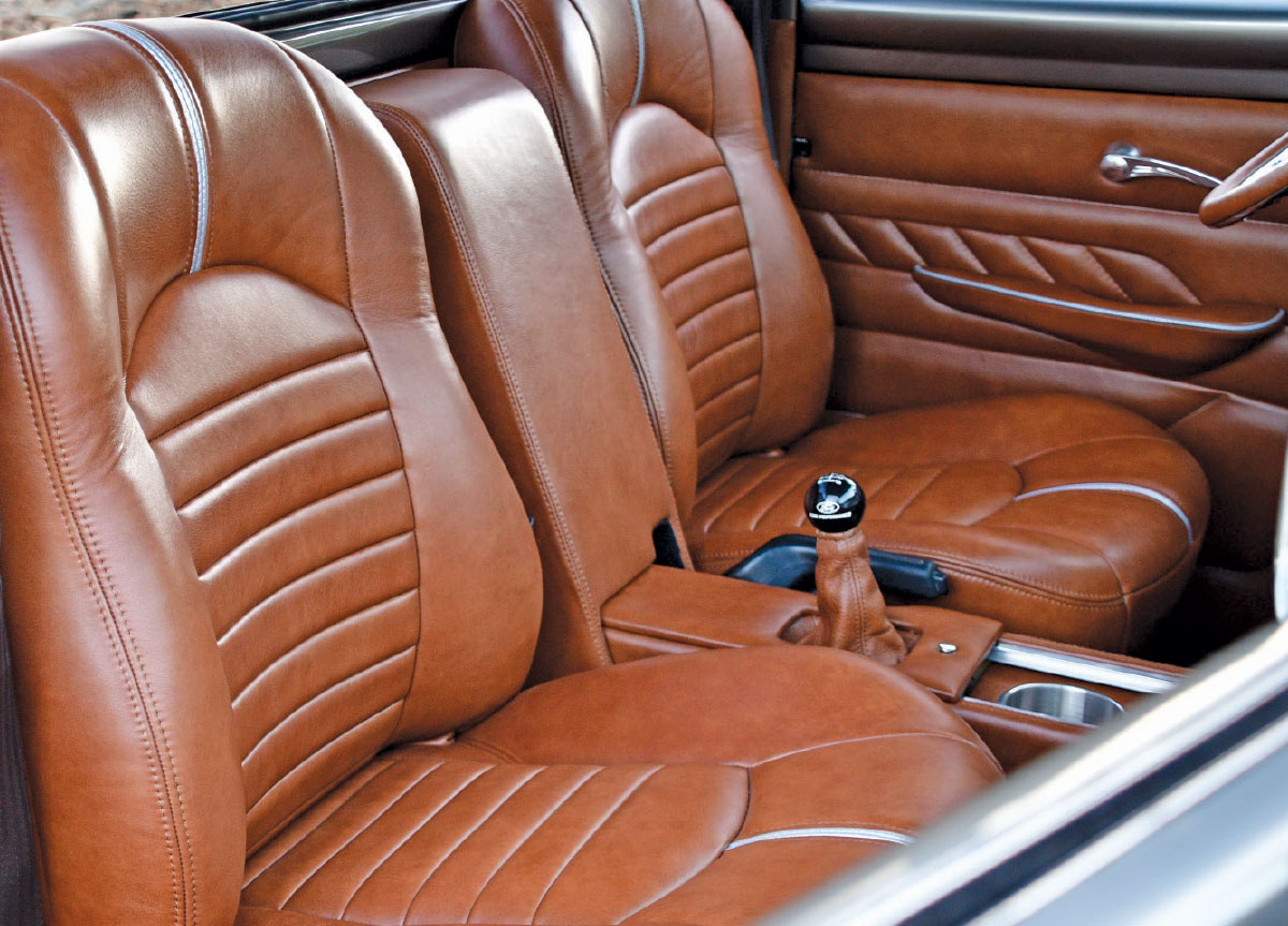 1956 F-100's leather seats