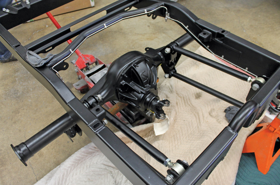 axle housing with centersection pre-installed