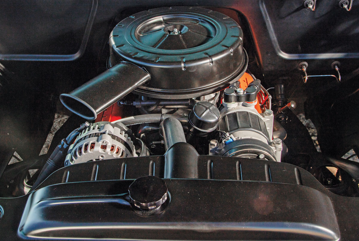 '58 Chevy Apache engine closeup