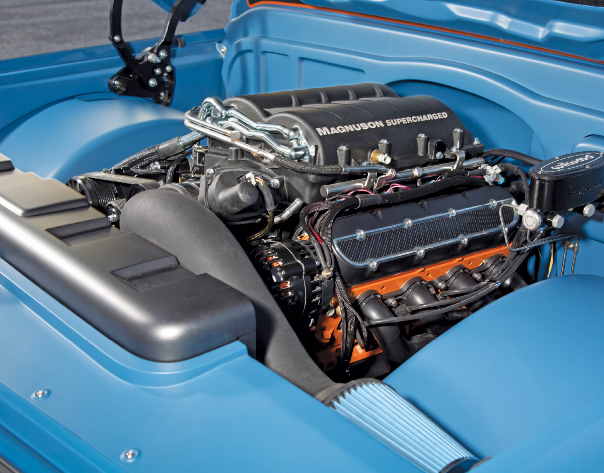 67 Chevy Camaro's engine