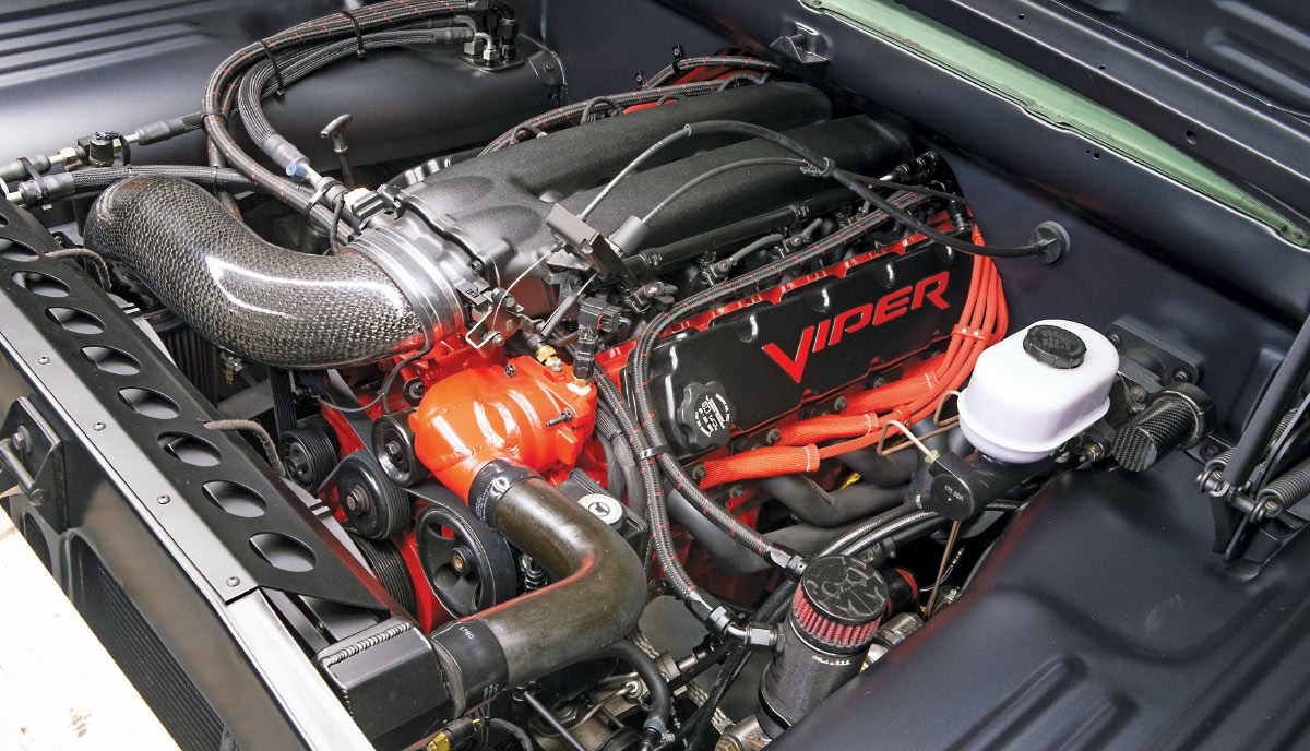 '67 Dodge Sweptline's engine