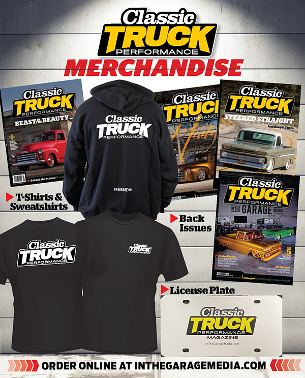Classic Truck Performance Merchandise Advertisement
