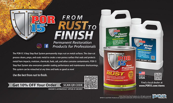 P.O.R. Products Advertisement