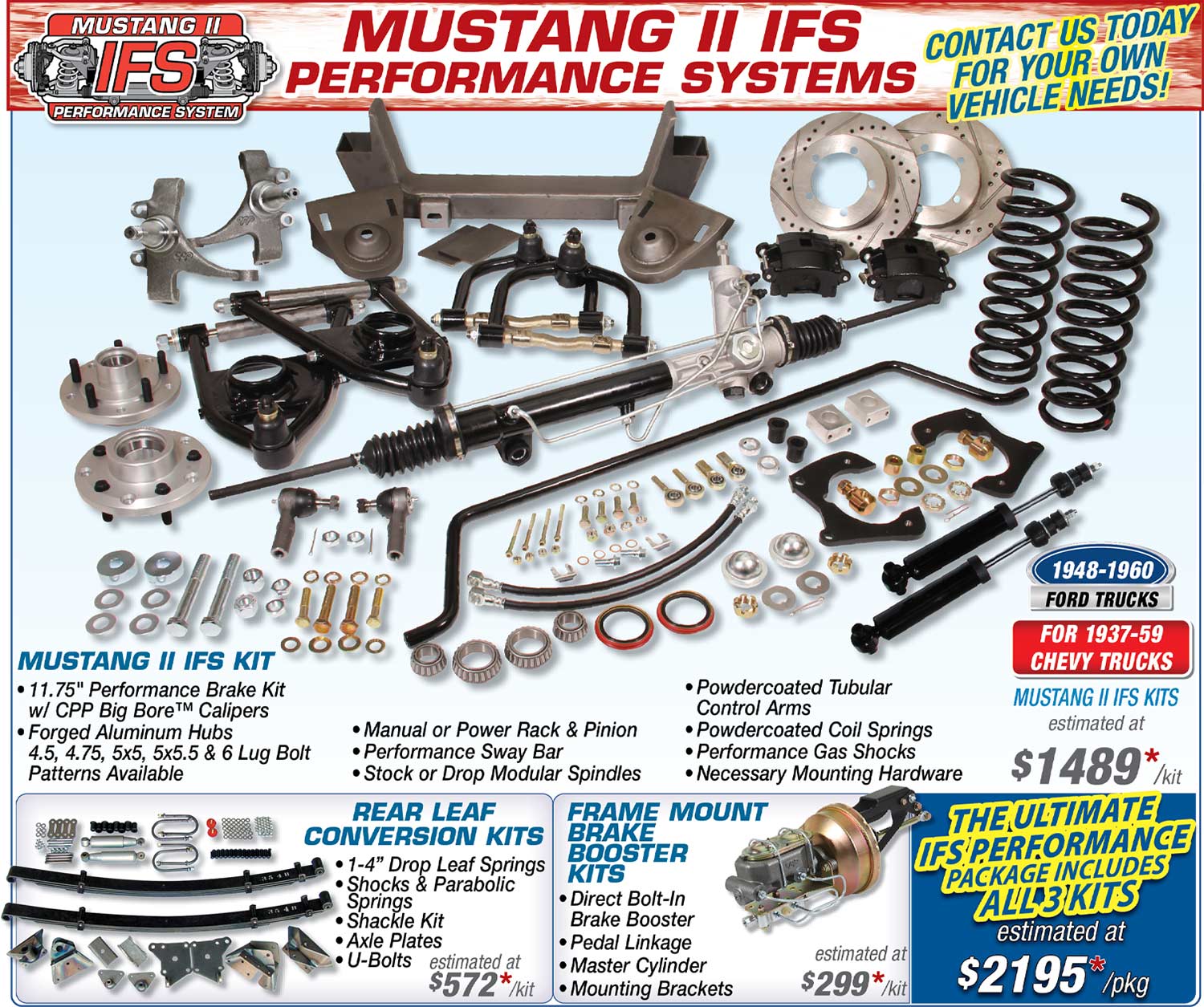 Mustang II IFS Performance Systems
