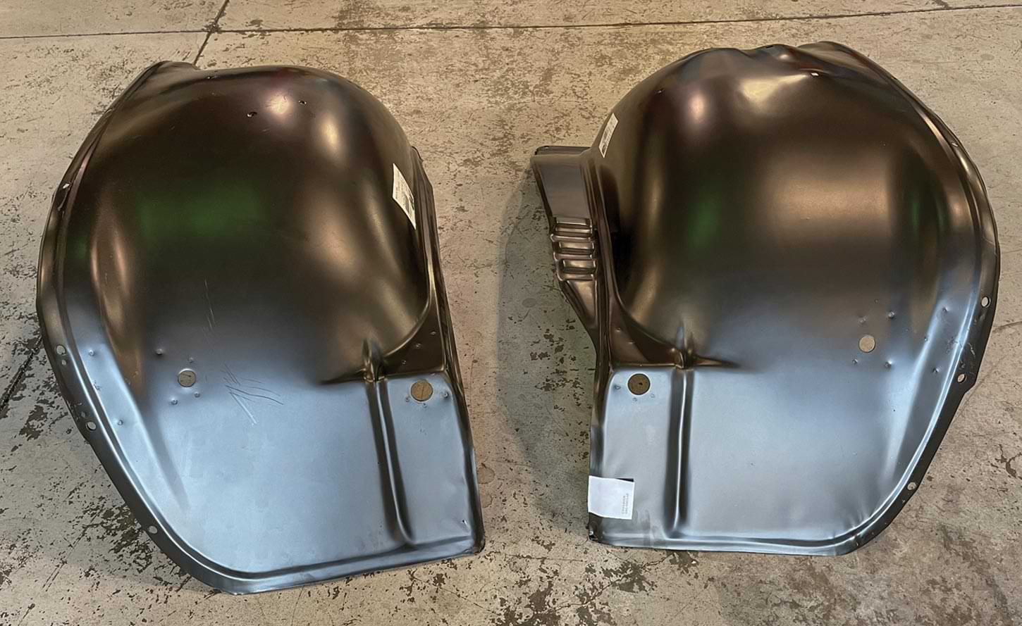 new inner fenders from Auto Metal Direct (AMD)