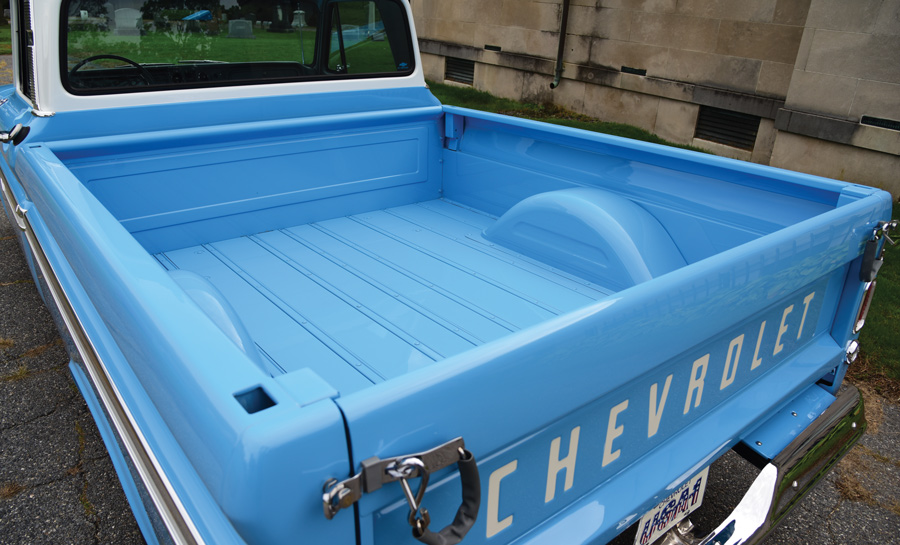 Bed of ’66 Chevy Custom Cab C10